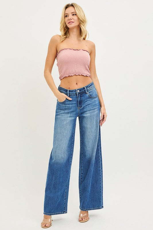 Slouchy Baggy Jeans - Medium Wash (Plus Size), photo 2 of 4