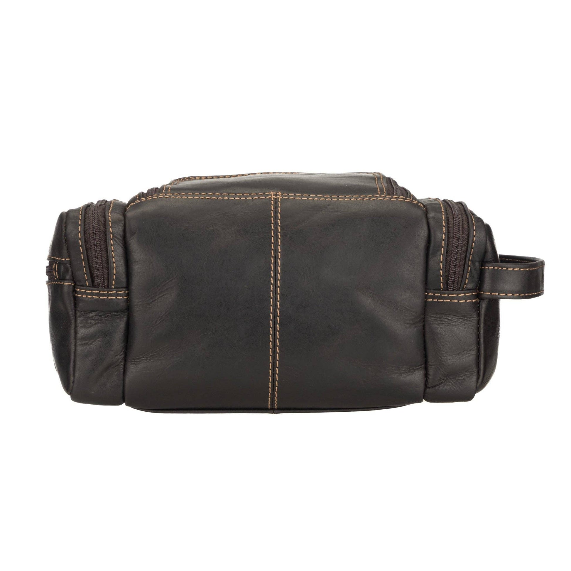 Winston Extra-Large Full-Grain Leather Toiletry Bag - Brown, photo 4 of 7