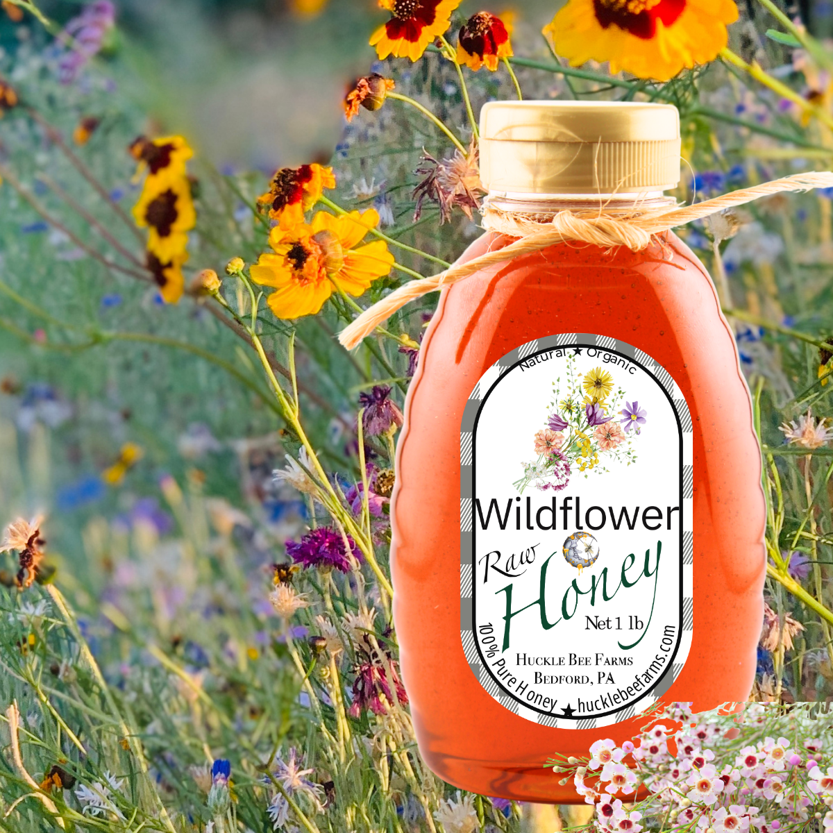 Raw Wildflower Honey - 1 lb, photo 3 of 3