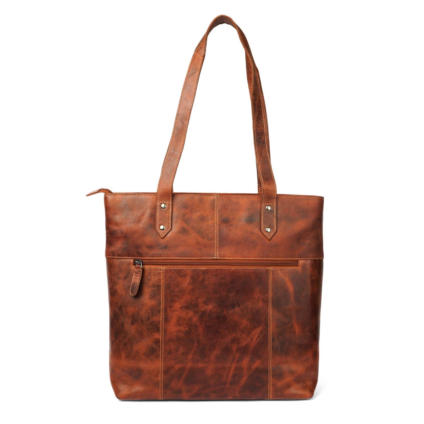 Rowan Full-Grain Leather Tote Bag - Chestnut, photo 16 of 16