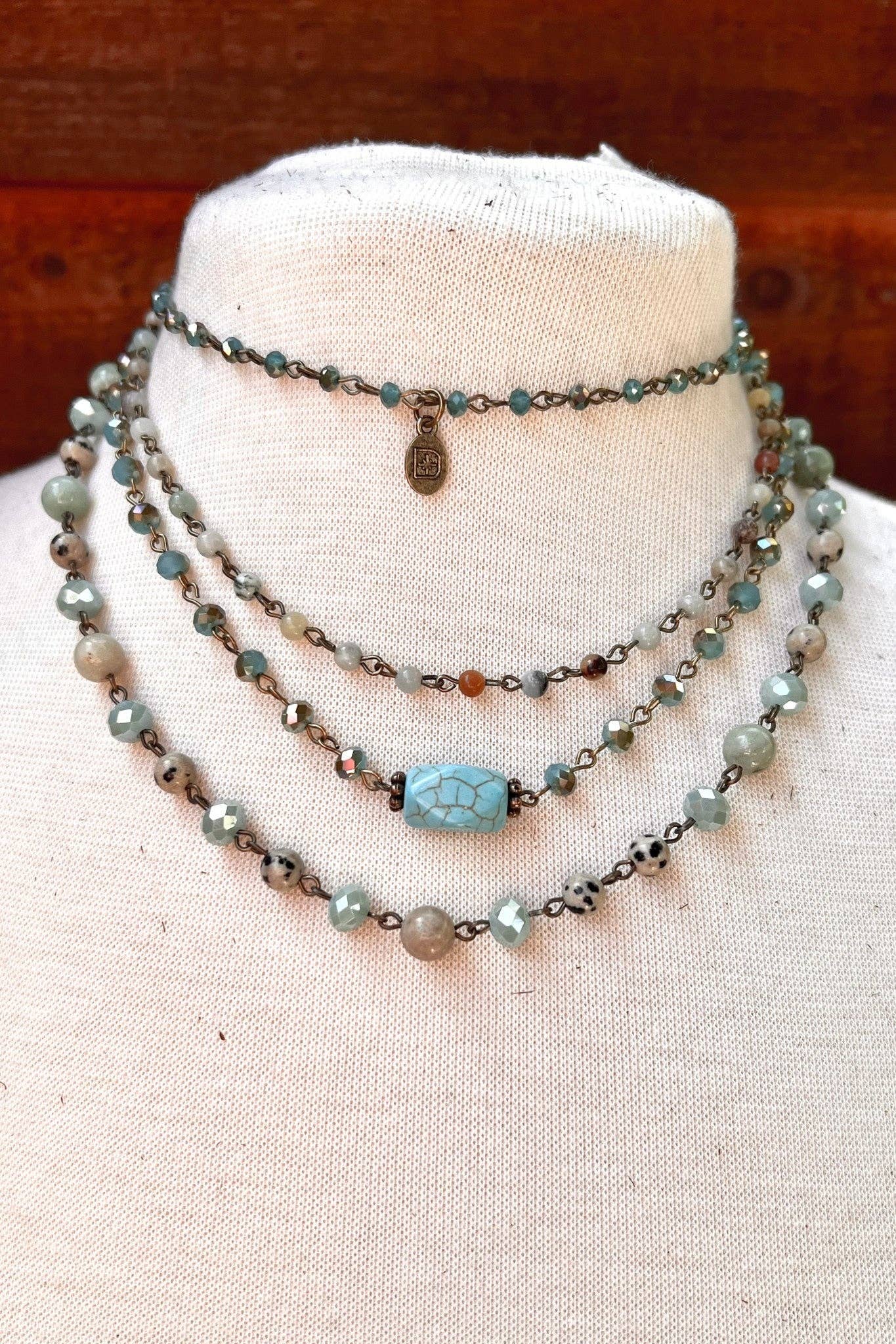 Selena Convertible Beaded Necklace, photo 3 of 7