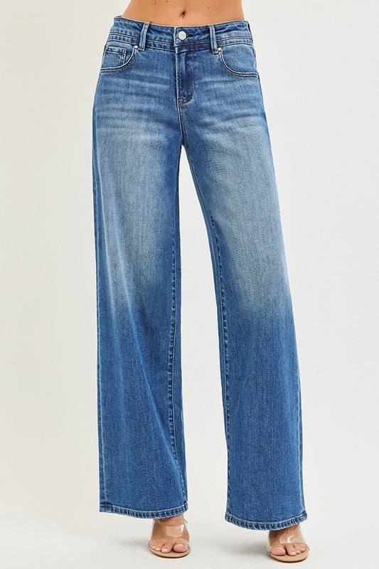 Slouchy Baggy Jeans - Medium Wash, photo 2 of 4