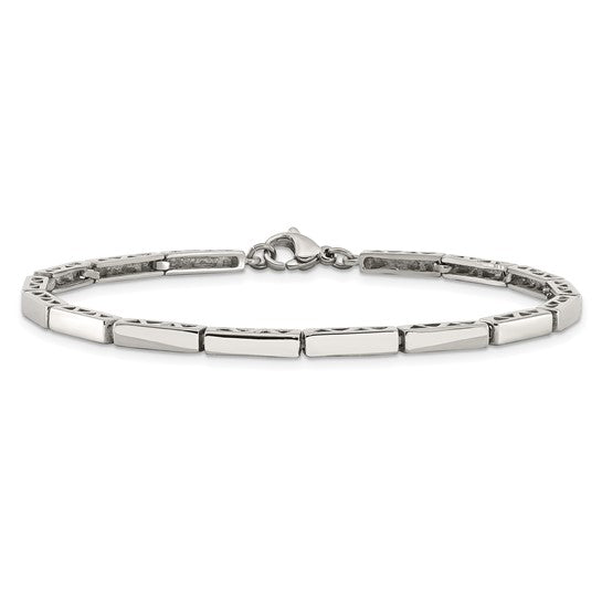 Stainless Steel Polished Bracelet - 7.5", photo 2 of 2