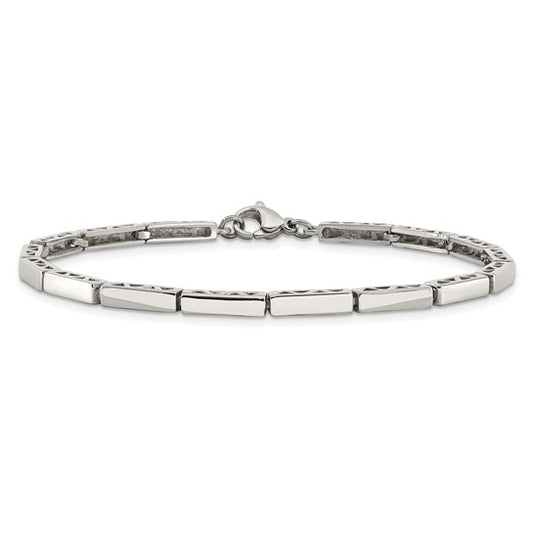 Stainless Steel Polished Bracelet - 7.5", photo 2 of 2
