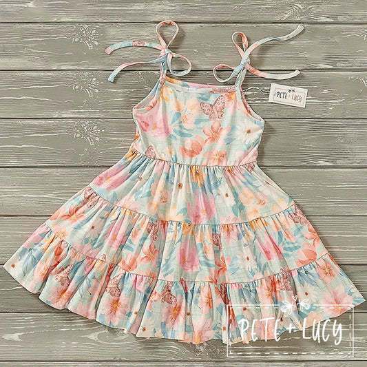 Summertime Meadows Girls Dress 3T
