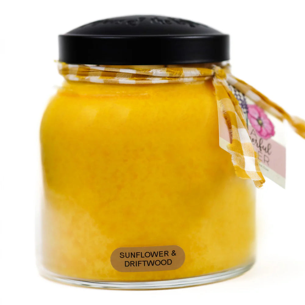 Sunflower & Driftwood - 34 oz Papa Candle