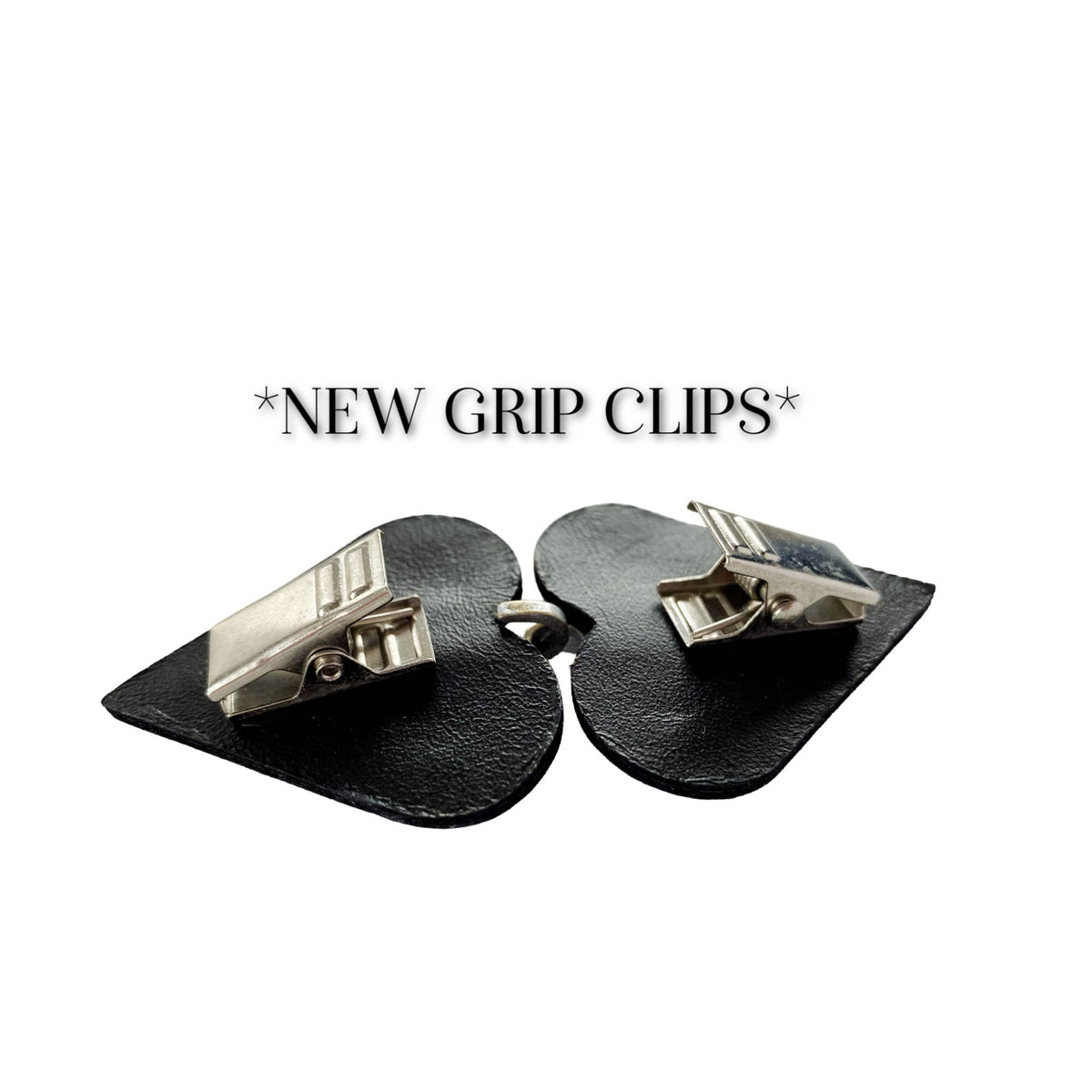 KardiKlips Sweater Clip & Cloak Clasp - Silver Leaf on Black Leather, photo 3 of 5