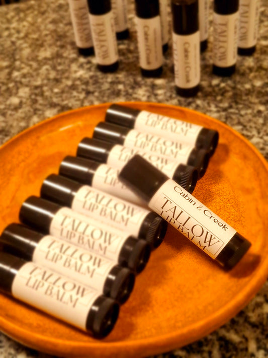 Cabin & Creek Tallow Lip Balm - grass-fed beef tallow