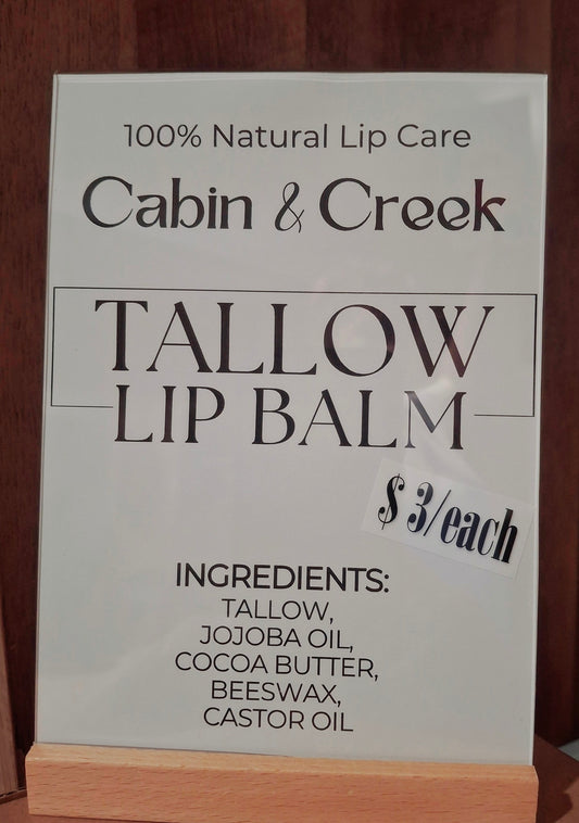 Cabin & Creek Tallow Lip Balm, photo 2 of 2