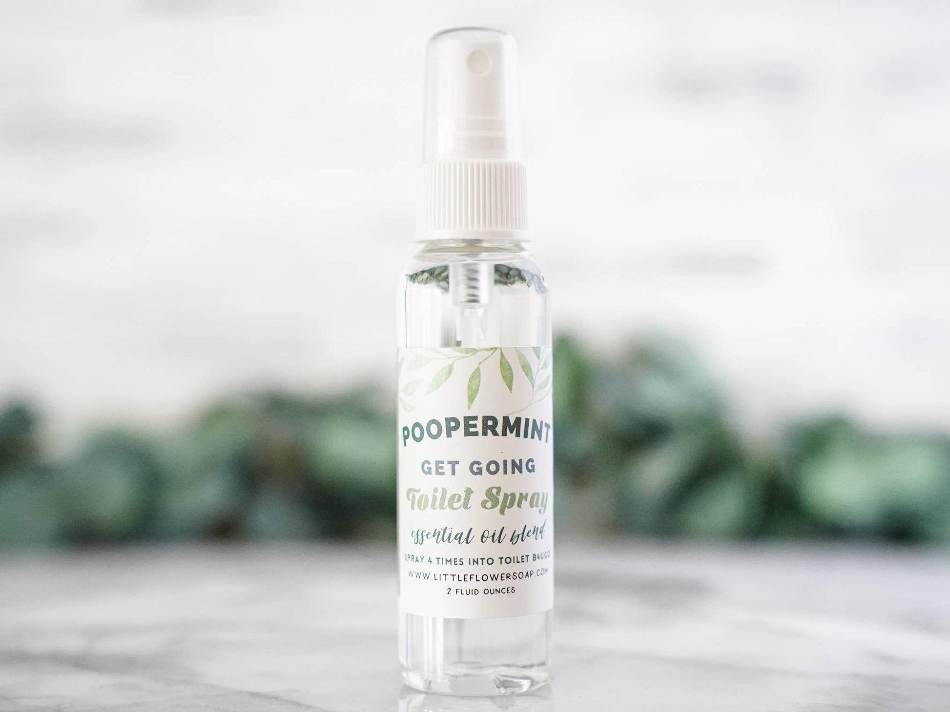 Poopermint Funny Toilet Spray - 2 oz Peppermint