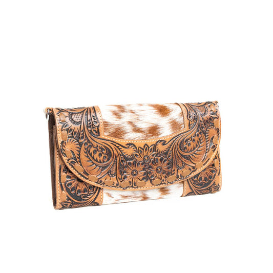 Wild Spirit Western Wallet Bag, hair-on hide and leather, photo 2 of 7