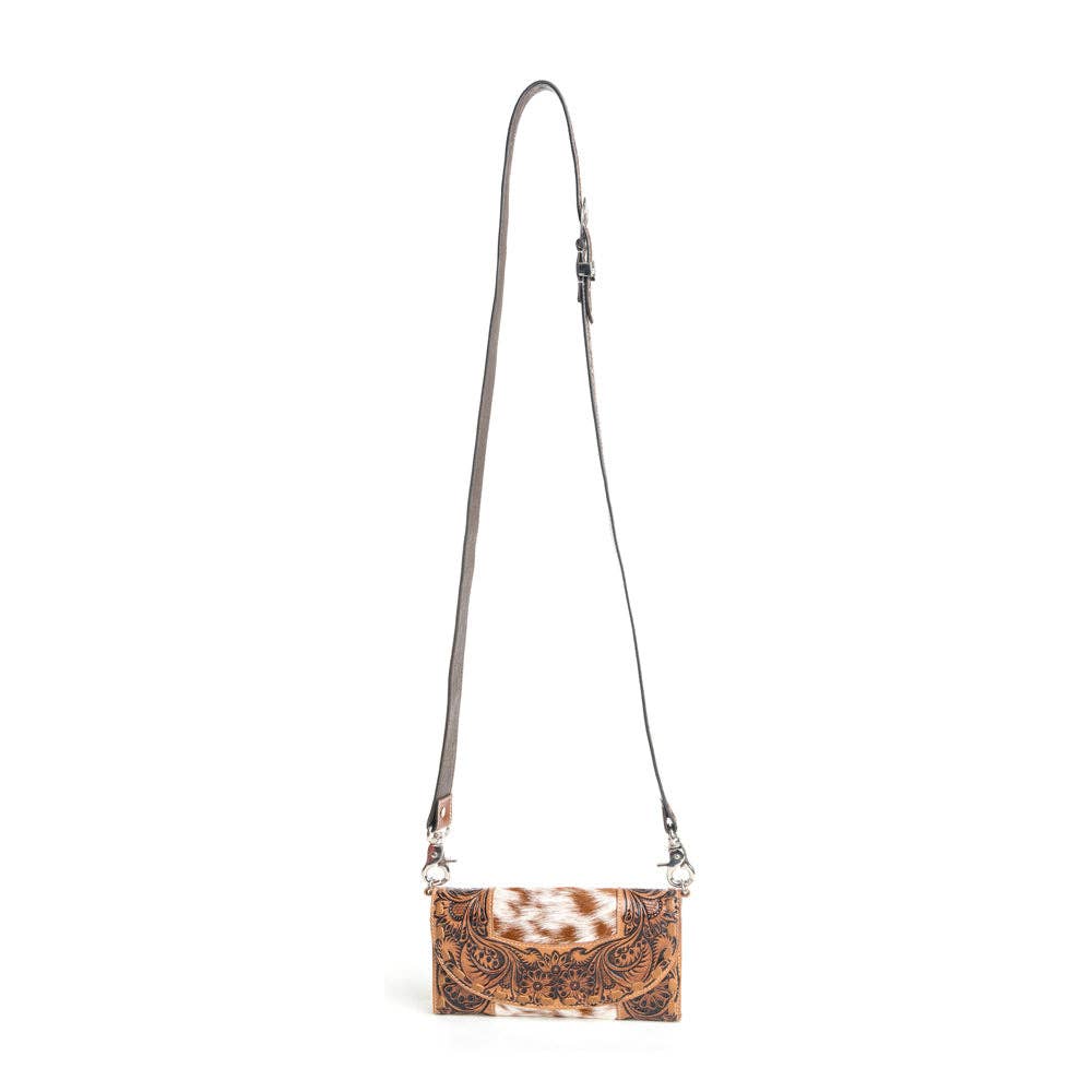 Wild Spirit Western Wallet Bag, hair-on hide and leather, photo 3 of 7