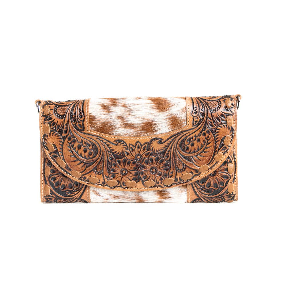 Wild Spirit Western Wallet Bag, hair-on hide and leather, photo 4 of 7