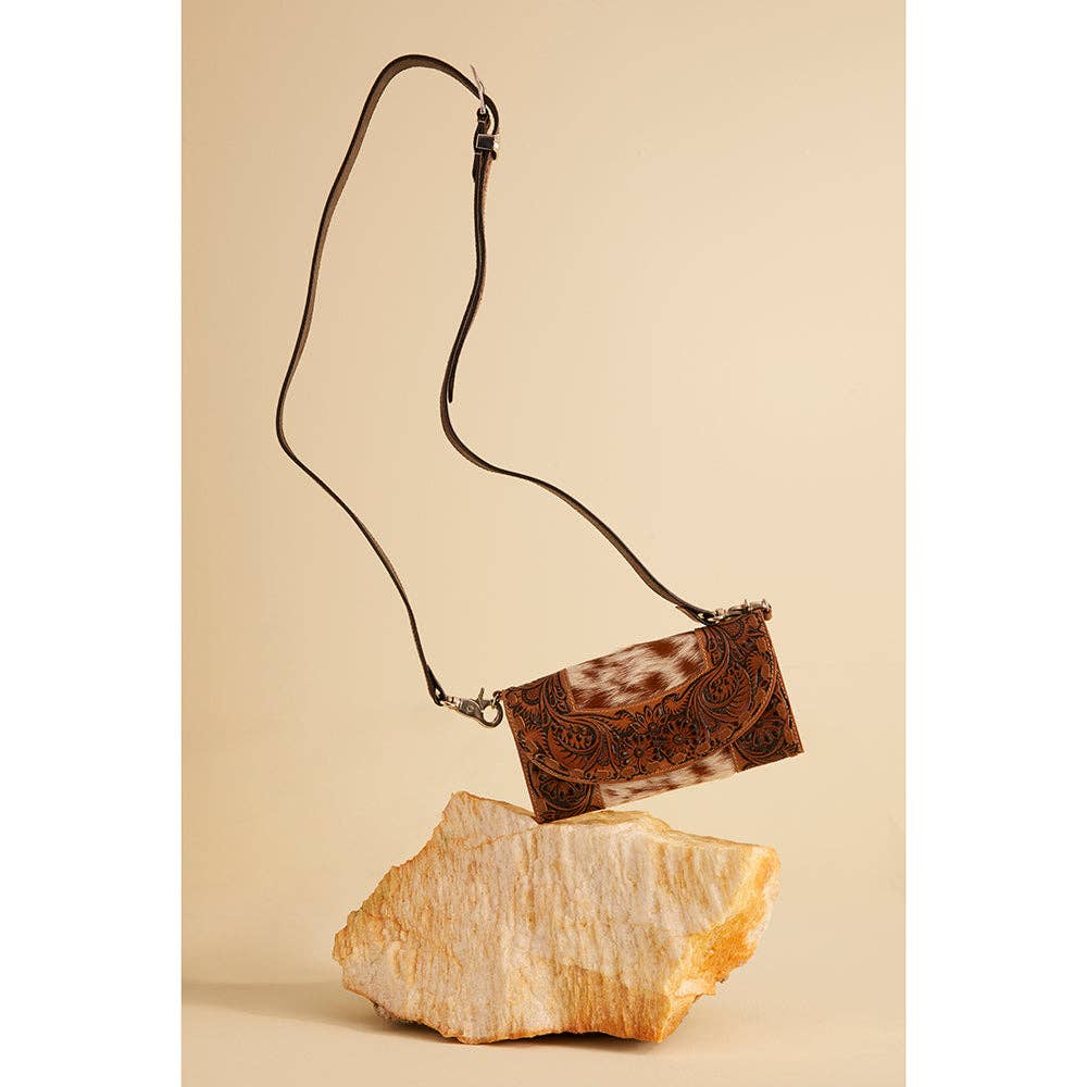 Wild Spirit Western Wallet Bag, hair-on hide and leather, photo 7 of 7